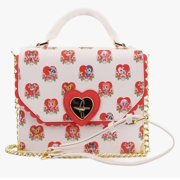 Loungefly Funko Villainous Valentines Crossbody Bag Retro Design 🆕🆕🆕 - Picture 3 of 11